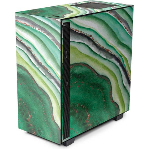 Kiwi Watercolor Geode NZXT H510 Compact ATX Mid-Tower Case Skin