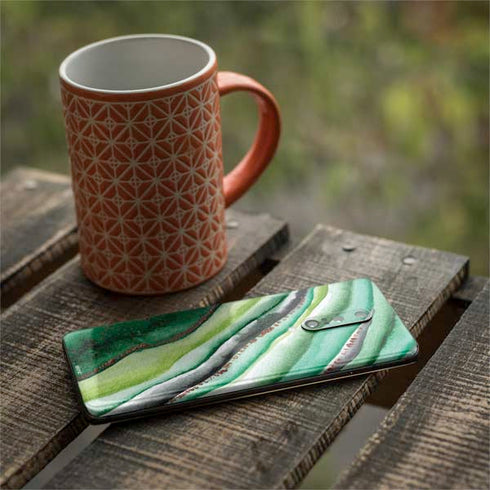 Kiwi Watercolor Geode OnePlus 7 Pro Skin