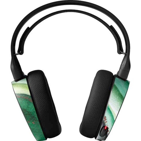 Kiwi Watercolor Geode SteelSeries Arctis 3 Skin