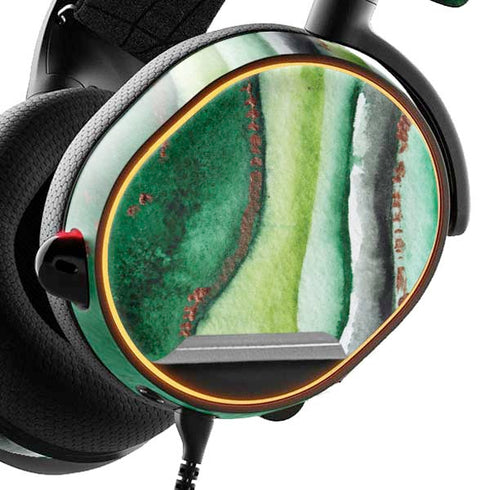 Kiwi Watercolor Geode SteelSeries Arctis 3 Skin