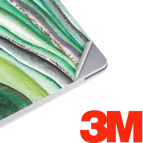 Kiwi Watercolor Geode Surface Laptop 2 Skin