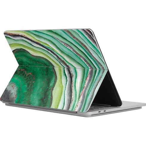 Kiwi Watercolor Geode Surface Laptop Studio Skin