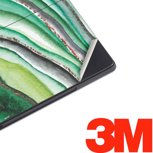 Kiwi Watercolor Geode Surface Pro 7 Skin