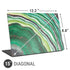 Kiwi Watercolor Geode Universal Laptop 15in (12.2 x 8.8in) Skin