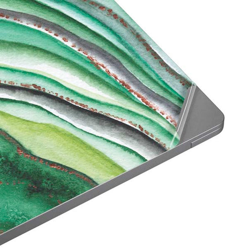 Kiwi Watercolor Geode Universal Laptop 16.6in (13.4 x 9.7in) Skin
