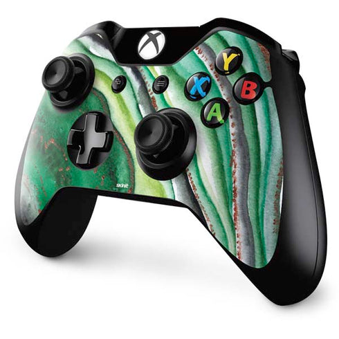 Kiwi Watercolor Geode Xbox One Controller Skin