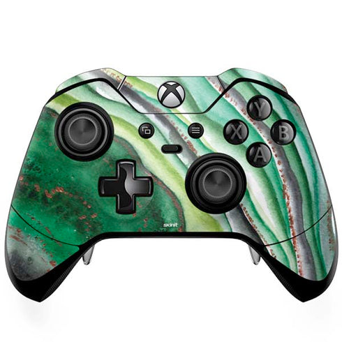 Kiwi Watercolor Geode Xbox One Elite Controller Skin
