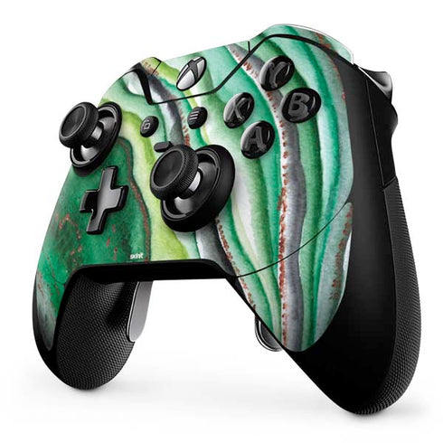 Kiwi Watercolor Geode Xbox One Elite Controller Skin