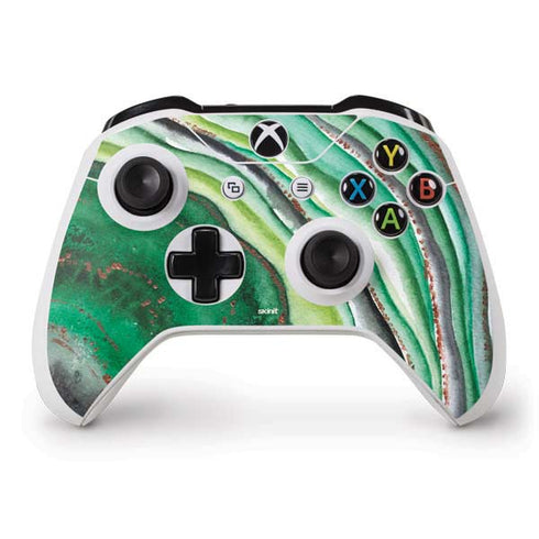 Kiwi Watercolor Geode Xbox One S Controller Skin