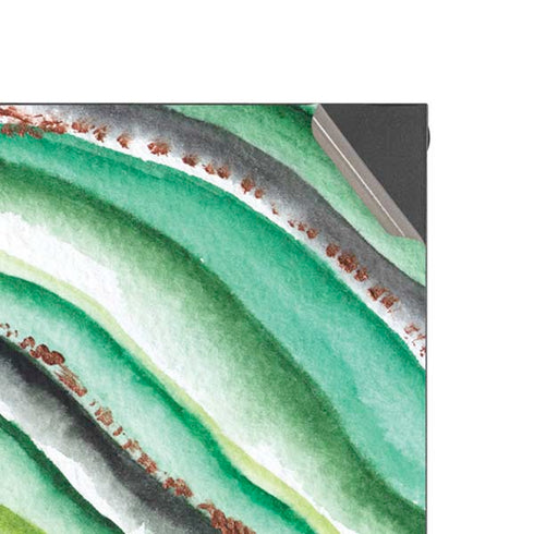 Kiwi Watercolor Geode Xbox Series X Console Skin