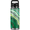 Kiwi Watercolor Geode YETI Rambler 26oz Bottle Skin