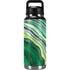 Kiwi Watercolor Geode YETI Rambler 36oz Bottle Skin