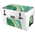 Kiwi Watercolor Geode YETI Tundra 45 Hard Cooler Skin