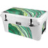 Kiwi Watercolor Geode YETI Tundra 65 Hard Cooler Skin
