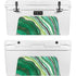 Kiwi Watercolor Geode YETI Tundra 65 Hard Cooler Skin