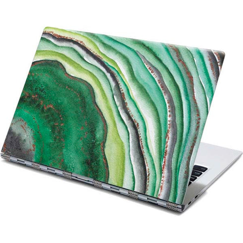 Kiwi Watercolor Geode Yoga 910 2-in-1 14in Touch-Screen Skin
