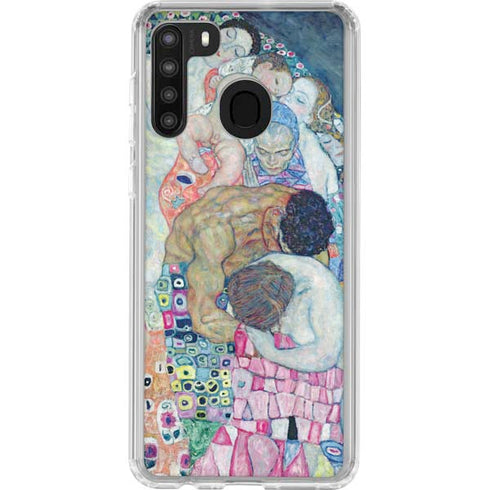 Gustav Klimt Death and Life Galaxy A21 Clear Case