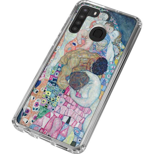 Gustav Klimt Death and Life Galaxy A21 Clear Case