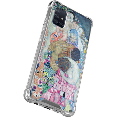 Gustav Klimt Death and Life Galaxy A71 5G Clear Case
