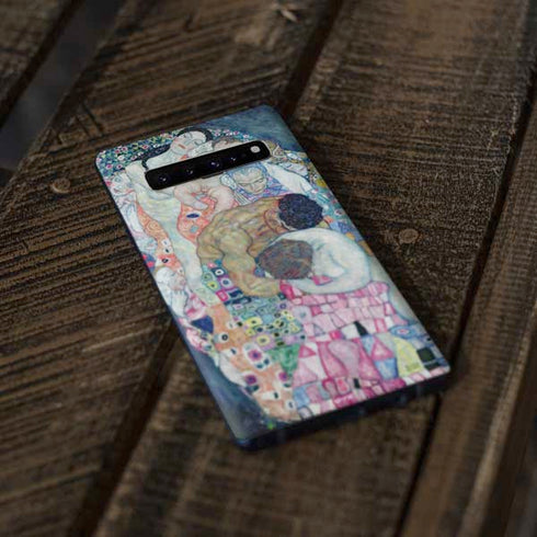 Gustav Klimt Death and Life Galaxy S10 Plus Skin