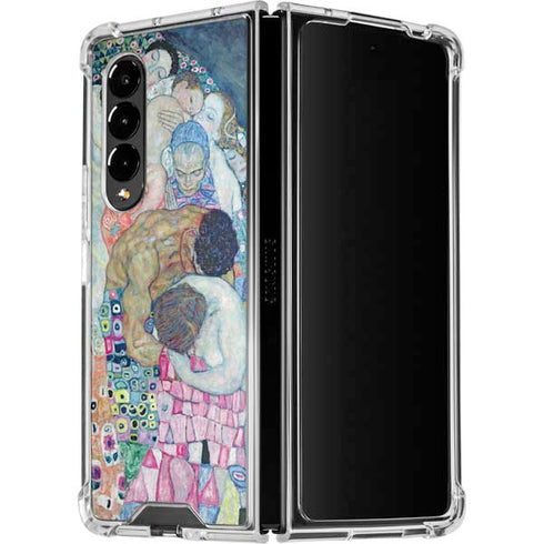 Gustav Klimt Death and Life Galaxy Z Fold4 5G Clear Case