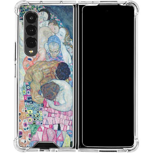 Gustav Klimt Death and Life Galaxy Z Fold4 5G Clear Case