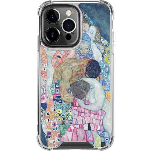 Gustav Klimt Death and Life iPhone 14 Pro Clear Case
