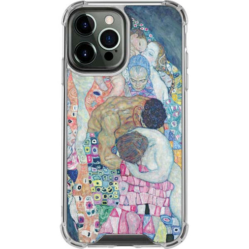 Gustav Klimt Death and Life iPhone 14 Pro Max Clear Case