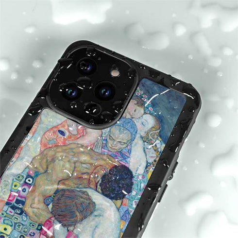 Gustav Klimt Death and Life iPhone 14 Pro Max Waterproof Case