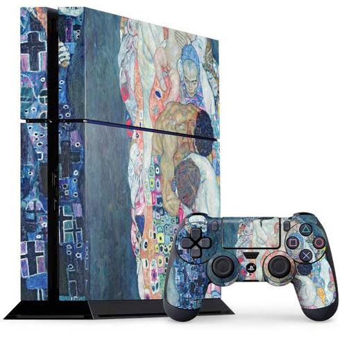 Gustav Klimt Death and Life PS4 Console and Controller Bundle Skin
