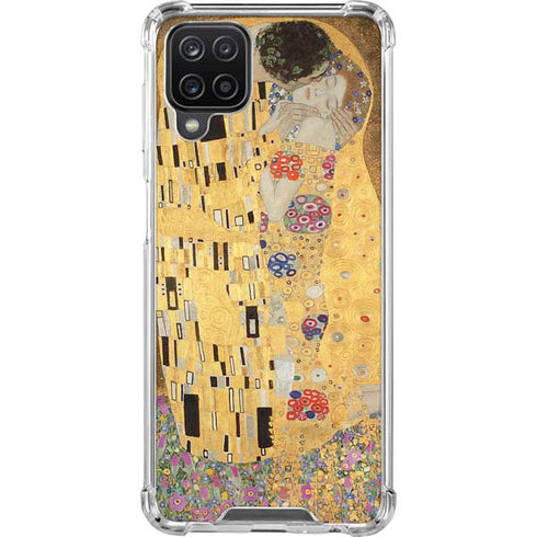 Gustav Klimt The Kiss Galaxy A12 Clear Case