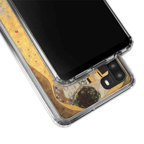 Gustav Klimt The Kiss Galaxy A21 Clear Case