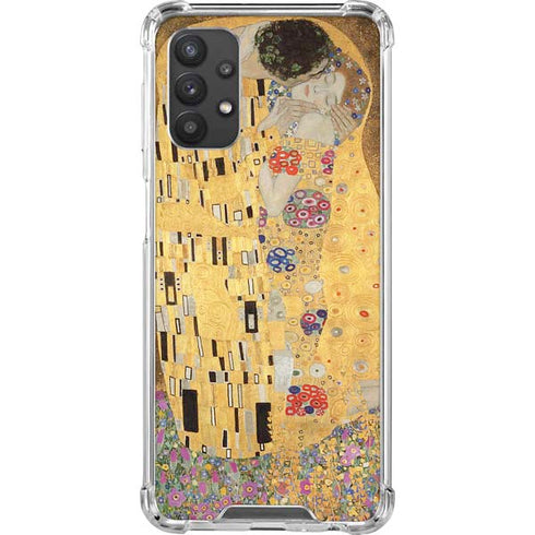 Gustav Klimt The Kiss Galaxy A32 5G Clear Case