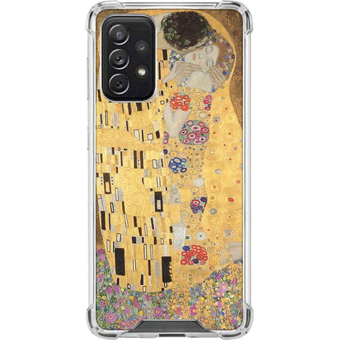 Gustav Klimt The Kiss Galaxy A72 5G Clear Case