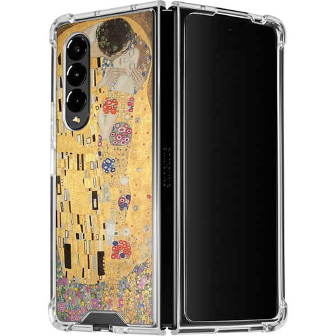 Gustav Klimt The Kiss Galaxy Z Fold4 5G Clear Case