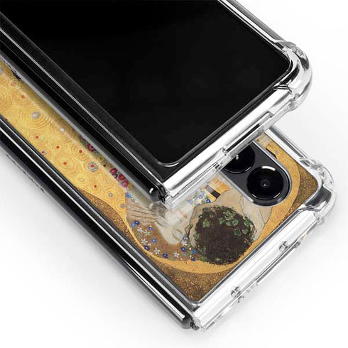 Gustav Klimt The Kiss Galaxy Z Fold4 5G Clear Case