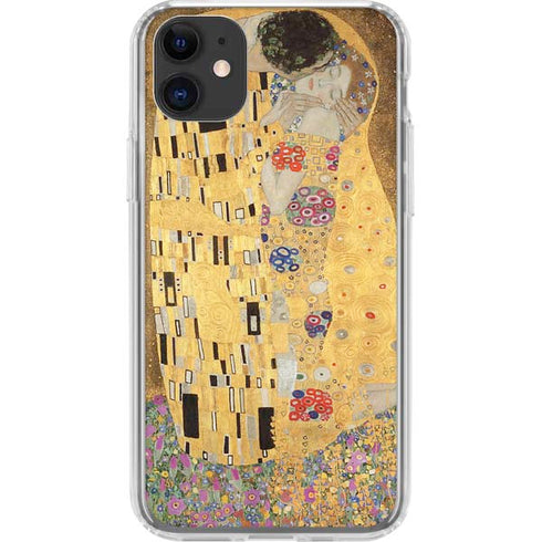 Klimt - The Kiss by Klimt iPhone 11 Clear Case