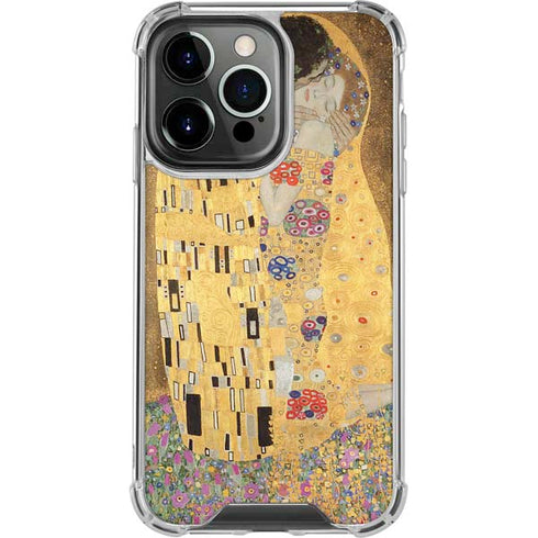 Gustav Klimt The Kiss iPhone 14 Pro Clear Case