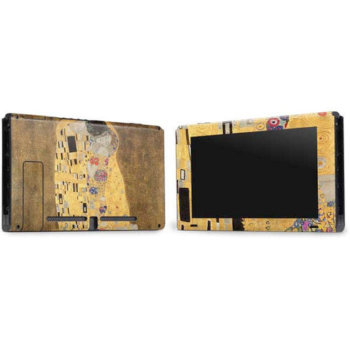 Gustav Klimt The Kiss Nintendo Switch Bundle Skin