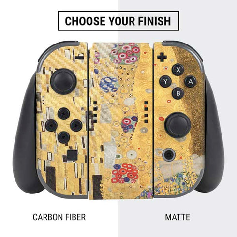 Gustav Klimt The Kiss Nintendo Switch Bundle Skin
