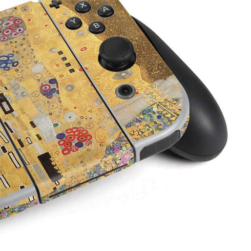 Gustav Klimt The Kiss Nintendo Switch OLED (2021) Skin