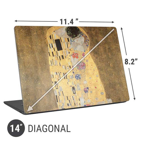 Gustav Klimt The Kiss Universal Laptop 14in (11.4 x 8.2in) Skin