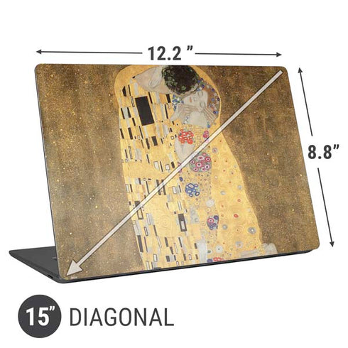 Gustav Klimt The Kiss Universal Laptop 15in (12.2 x 8.8in) Skin