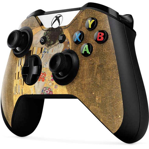 Gustav Klimt The Kiss Xbox One X Controller Skin