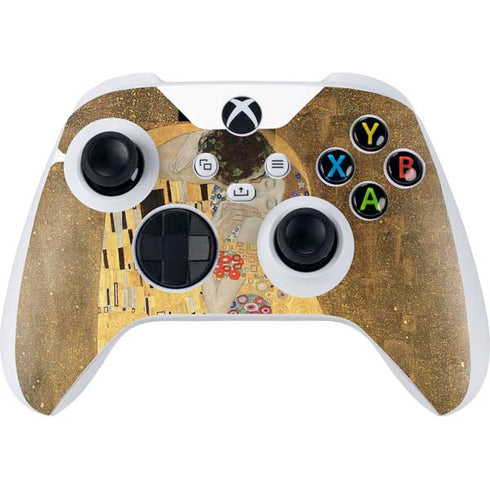 Gustav Klimt The Kiss Xbox Series S Controller Skin