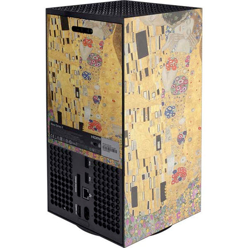 Gustav Klimt The Kiss Xbox Series X Console Skin