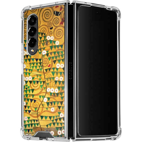 Gustav Klimt Tree of Life Galaxy Z Fold4 5G Clear Case