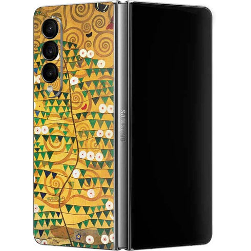 Gustav Klimt Tree of Life Galaxy Z Fold4 5G Skin