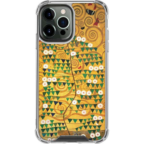 Gustav Klimt Tree of Life iPhone 14 Pro Max Clear Case
