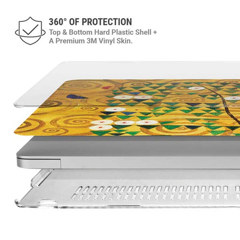 Gustav Klimt Tree of Life MacBook Pro 13in (2020) Case plus Skin
